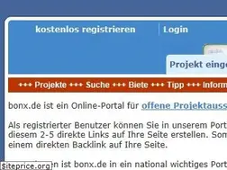 Sites similar to bonx.de
