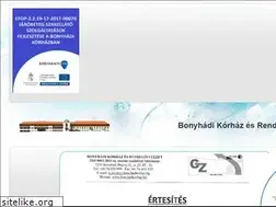 Sites similar to bonyhadkorhaz.hu