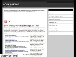 Sites similar to bookbindingtips.net