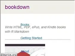 Sites similar to bookdown.org