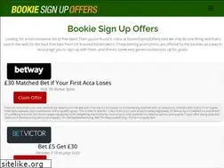 Sites similar to bookiesignupoffers.com
