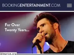 Sites similar to bookingentertainment.com