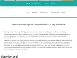 Sites similar to bookingsforyou.com