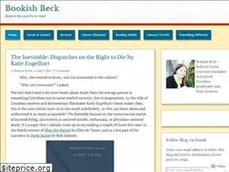 Sites similar to bookishbeck.wordpress.com