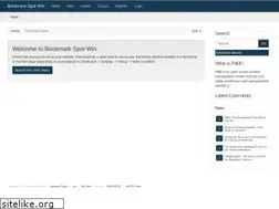 Sites similar to bookmarkspot.win