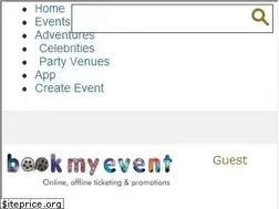 Sites similar to bookmyevent.com