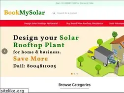 Sites similar to bookmysolar.in