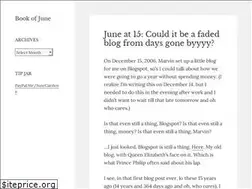 Sites similar to bookofjune.com