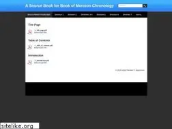 Sites similar to bookofmormonchronology.net
