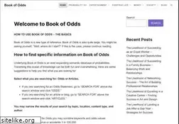 Sites similar to bookofodds.com