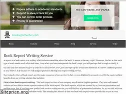 Sites similar to bookreportwriter.com
