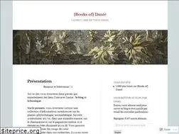 Sites similar to booksofdante.wordpress.com