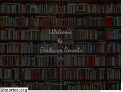 Sites similar to booksonsecrets.com