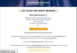 Sites similar to booksummaryclub.com