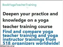 Sites similar to bookyogateachertraining.com
