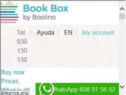 Sites similar to boolinobookbox.es