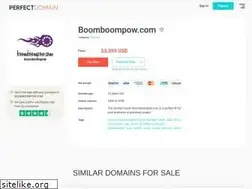 Sites similar to boomboompow.com
