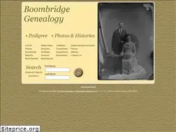 Sites similar to boombridgegenealogy.com