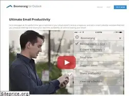 Sites similar to boomerangoutlook.com