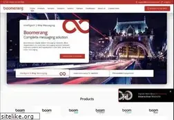 Sites similar to boomerangsmssolutions.com