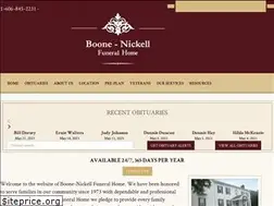 Sites similar to boonenickellfuneralhome.com
