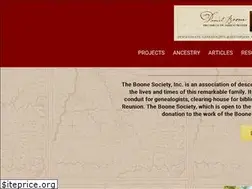 Sites similar to boonesociety.org
