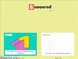 Sites similar to boooored.com
