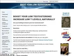 Sites similar to boost-your-low-testosterone.com