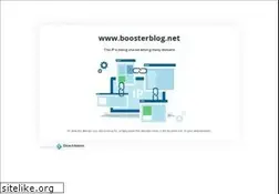 Sites similar to boosterblog.net