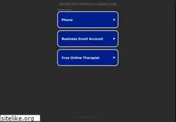 Sites similar to boosttwitterfollowers.com