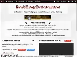 Sites similar to bootcampdrivers.com