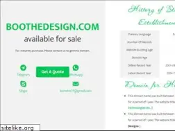Sites similar to boothedesign.com