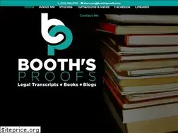 Sites similar to boothsproofs.com
