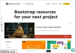 Sites similar to bootstrapstarter.com