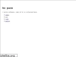 Sites similar to bopace.github.io
