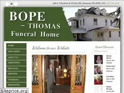 Sites similar to bopethomasfuneralhome.com