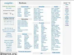Sites similar to bordeaux.craigslist.fr