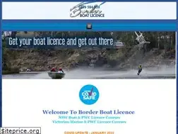 Sites similar to borderboatlicence.com.au