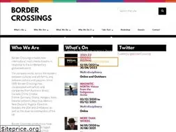 Sites similar to bordercrossings.org.uk