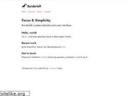 Sites similar to borderleft.com