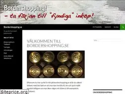 Sites similar to bordershopping.se