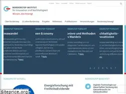 Sites similar to borderstep.de