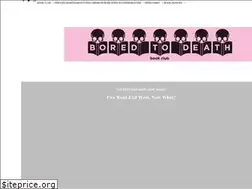 Sites similar to boredtodeathbookclub.com