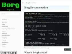Sites similar to borgbackup.readthedocs.io