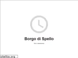 Sites similar to borgodispello.it
