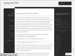 Sites similar to boringnerdystuff.wordpress.com