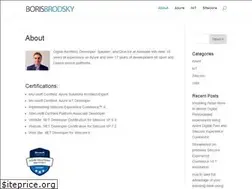 Sites similar to borisbrodsky.com