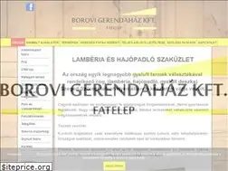 Sites similar to borovigerendahazkft.hu
