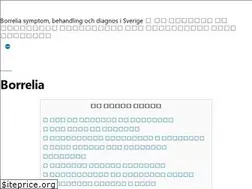 Sites similar to borreliasymptom.se