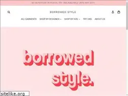 Sites similar to borrowedstyle.co.nz